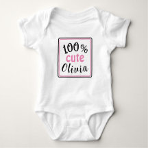 Bodysuit 100% Bébé mignon