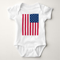 Bodysuit American Flag Baby