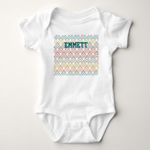 Body Bodysuit Art Déco Mountains Baby