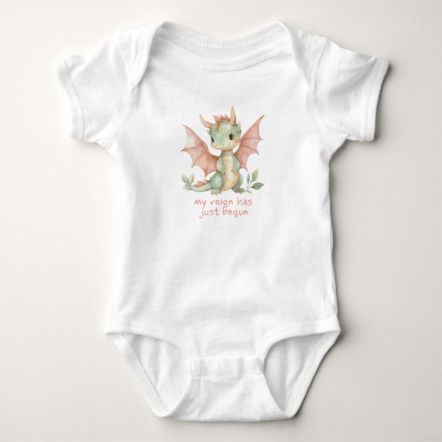 Body Bodysuit Baby Dragon mignonne (Devant)