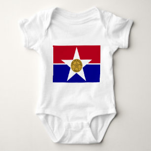 Body Bodysuit bébé avec drapeau de Dallas, USA