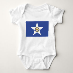 Body Bodysuit bébé avec drapeau de Houston, USA