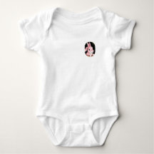 🐰 Bodysuit bébé avec petit lapin rose