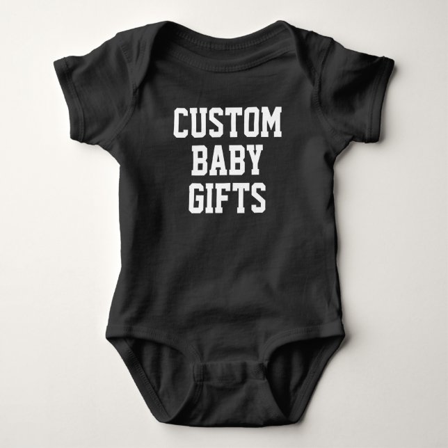 Body Bodysuit bébé Cadeaux bébé personnalisés Modèle bl (Devant)