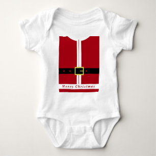 Body Bodysuit bébé de Noël amusant avec Père Noël Desig
