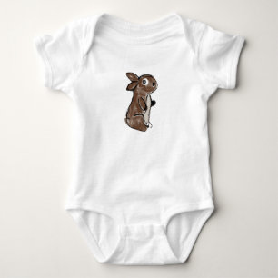 Body Bodysuit Bébé Lapin Brun