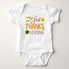 Body Bodysuit Bébé Mon premier Thanksgiving