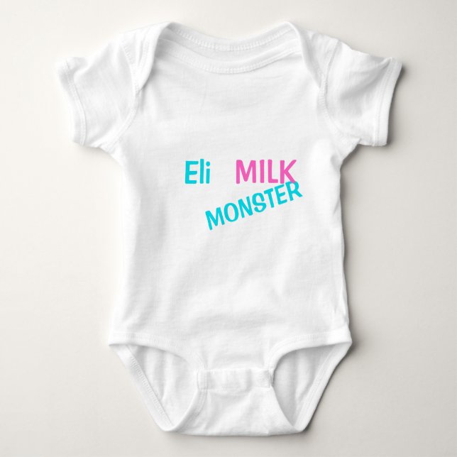 Body Bodysuit bébé - Monstre de lait (Devant)