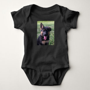 Body Bodysuit bébé, photo de chien mignon personnalisé 