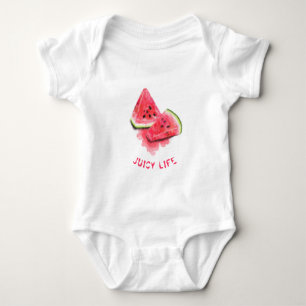 Body Bodysuit bébé Watermelon Funny - Texte personnalis