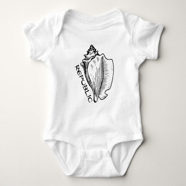Body Bodysuit Conch Republic pour bébé (Devant)