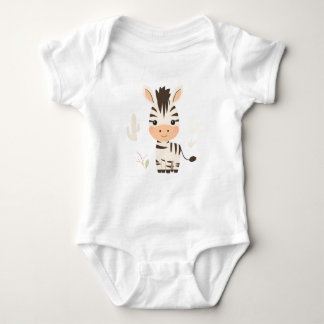 Body Bodysuit Cute Zebra Baby Jersey