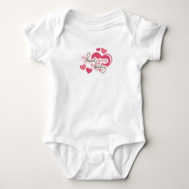 Body Bodysuit Daddy’s Girl Baby Jersey (Devant)