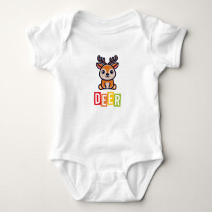 Body Bodysuit de cerf Baby Jersey