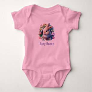 Body Bodysuit de lapin de Pâques pour filles
