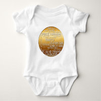 Bodysuit de Noël international Navidad Noel Baby