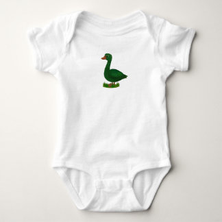 Body Bodysuit - Imprimé avec un charmant canard vert