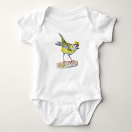 Body Bodysuit Jaune Dessin Bébé Jersey, Blanc