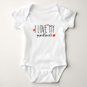 Body Bodysuit Je t'aime mes grands-parents