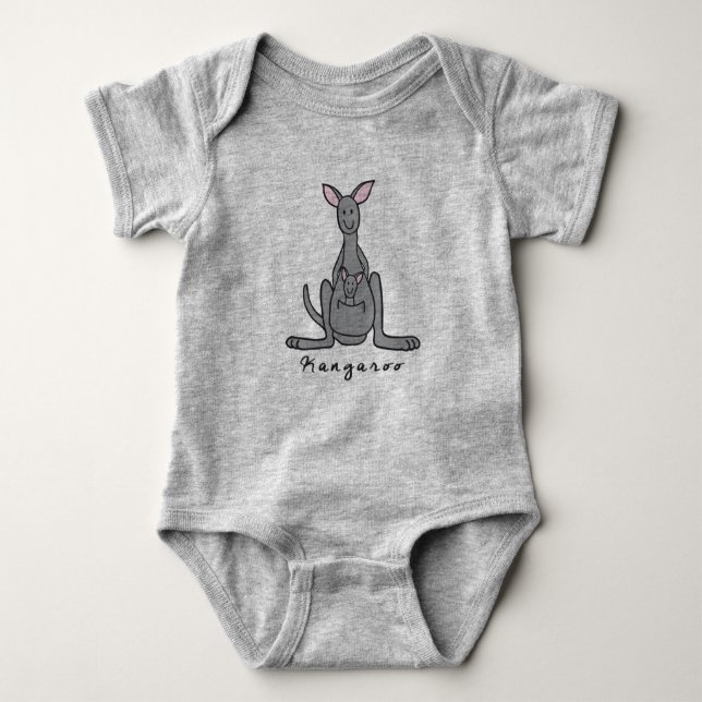 Body Bodysuit Kangaroo Baby Jersey (Devant)