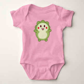 Body Bodysuit Kawaii Dinosaur bébé en rose