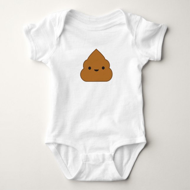 Body Bodysuit Kawaii Poop Baby (Devant)