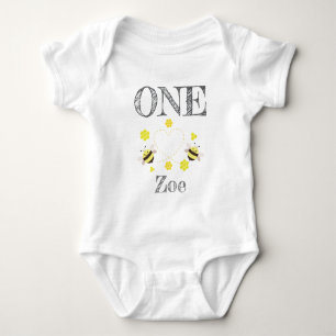 Body Bodysuit Little Honey Enfants 1er Anniversaire