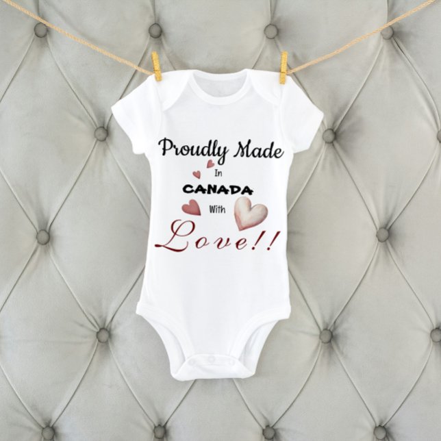Body Bodysuit mignon pour bébé - Personnaliser le pays (Créateur téléchargé)