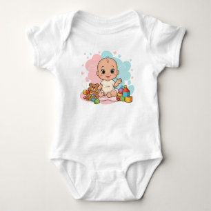 Body Bodysuit mignonne Baby Jersey