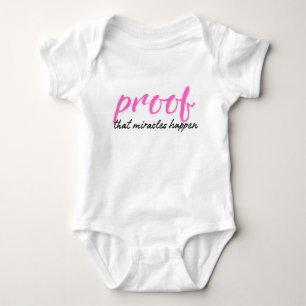 Body Bodysuit Miracle Baby Girl