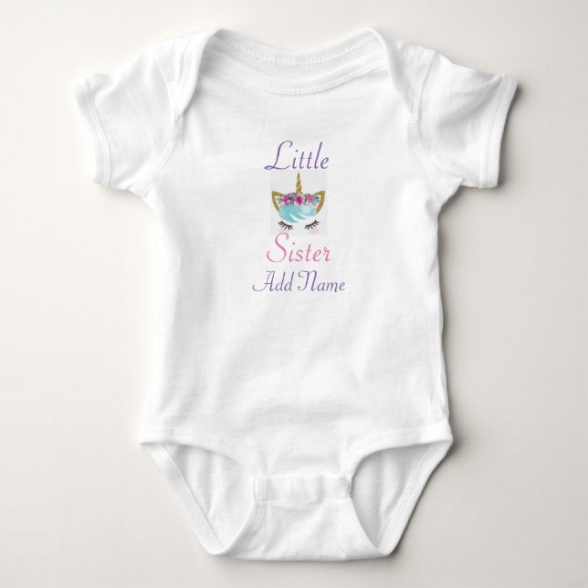 Body Bodysuit personnalisable Baby Romper / Une pièce (Devant)