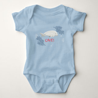 Body Bodysuit personnalisé Bébé Beluga premier annivers