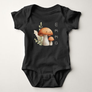 Body Bodysuit personnalisé Cute Mushroom Baby