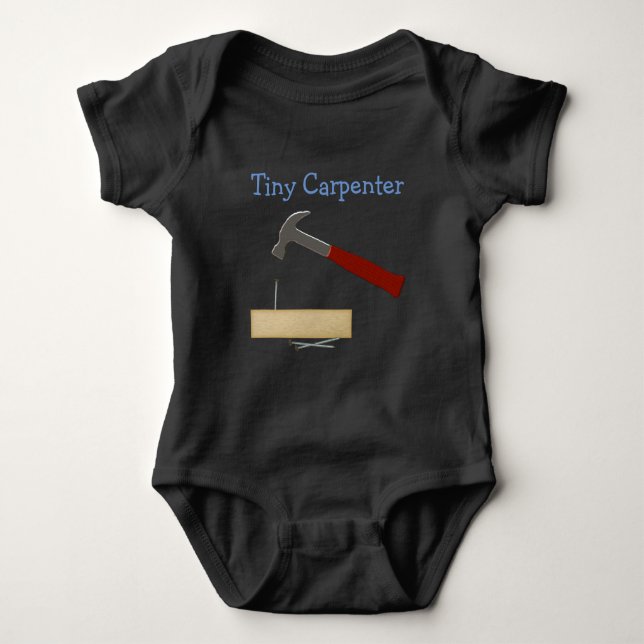 Body Bodysuit personnalisé de menuiserie minuscule (Devant)