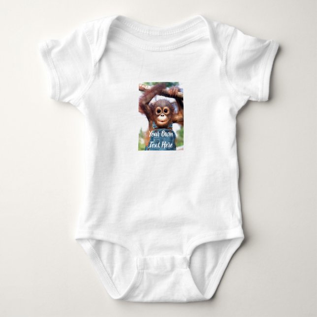 Body Bodysuit personnalisé pour bébés - Ajouter une ima (Devant)