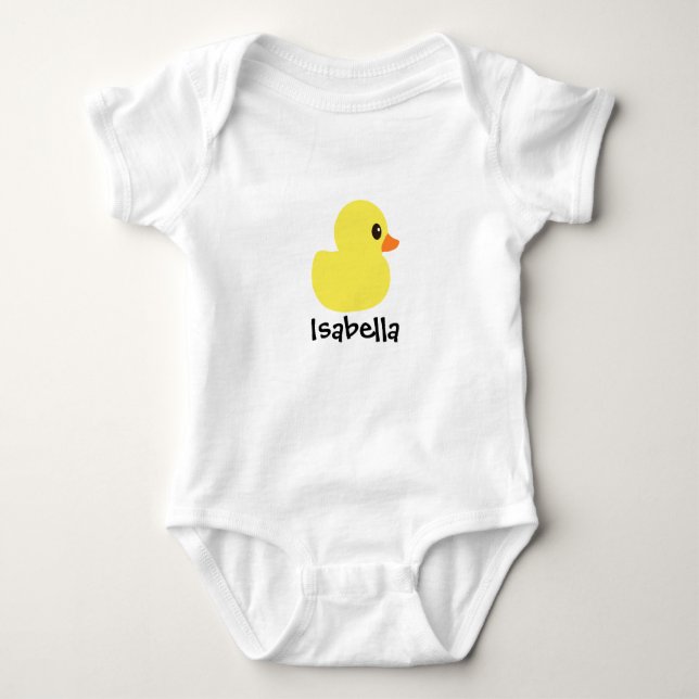 Body Bodysuit personnalisé "Rubber Ducky" (Devant)