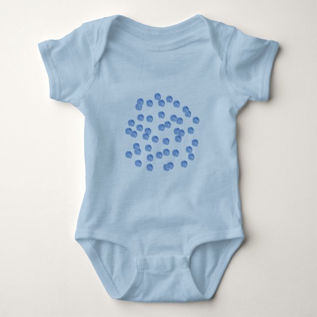 Body Bodysuit Pois Bébé Jersey (Devant)