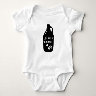 Body Bodysuit pour bébé brun local | Beer Lover | Bébé 