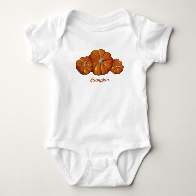 Body Bodysuit pour bébé citrouille (Devant)