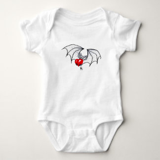 Body Bodysuit pour bébé de coeur Batty