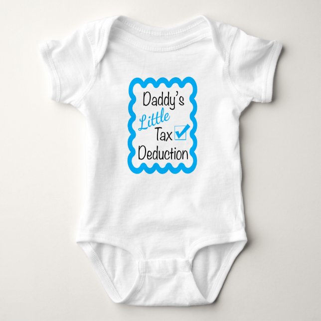 Body Bodysuit pour bébé de la déduction d'impôt de papa (Devant)