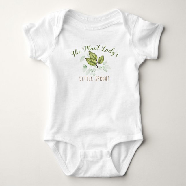 Body Bodysuit pour bébé de la petite fille Plante (Devant)