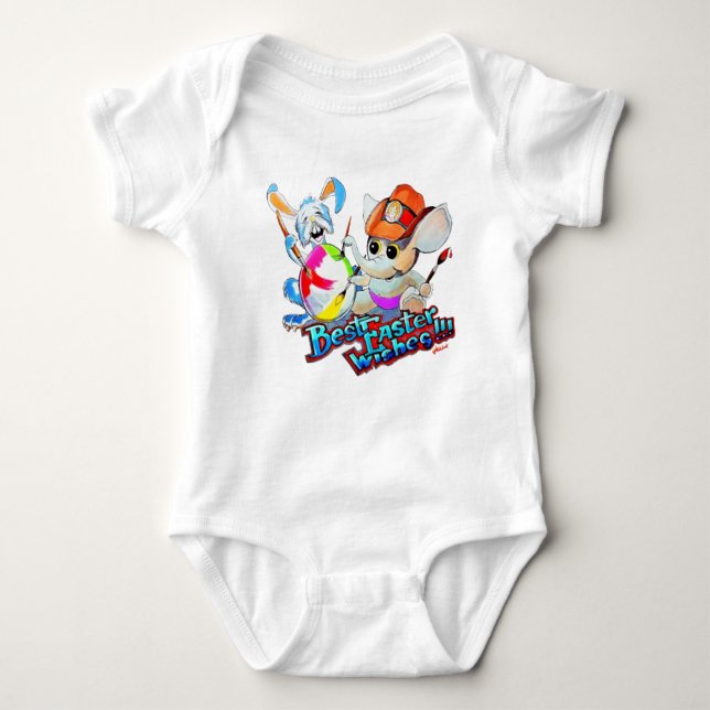 Body Bodysuit pour bébé de Pâques (Devant)