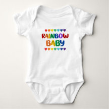 Bodysuit pour bébé design "Rainbow Baby"