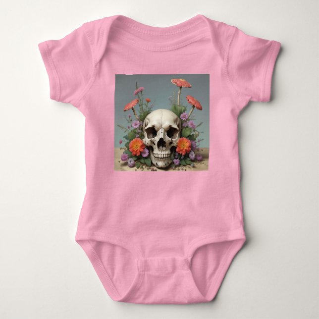 Body Bodysuit pour bébé - Fille - Crâne de renaissance  (Devant)