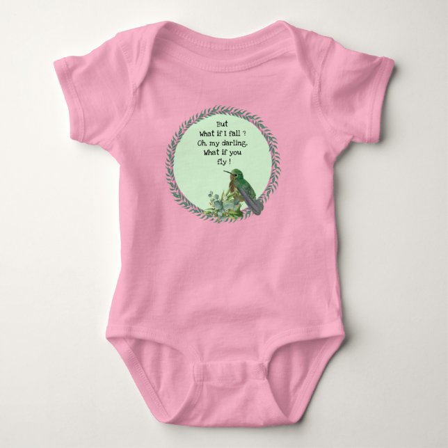 Body Bodysuit pour bébé oiseau-colibri (Devant)