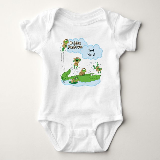 Body Bodysuit pour bébé Pâque "Pâque Hoppy" (Devant)