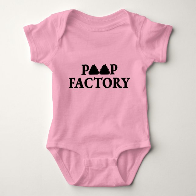Body Bodysuit pour bébé Poop Factory Une pièce (Devant)