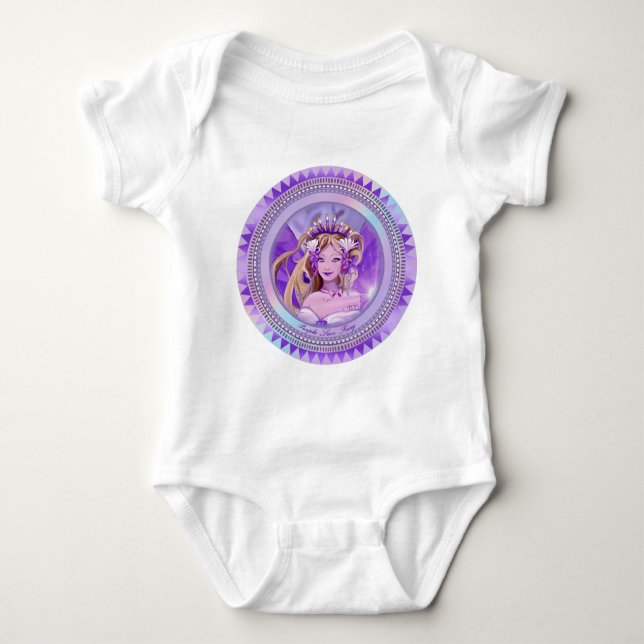 Body Bodysuit pour bébé purple Sun Fairy (Devant)