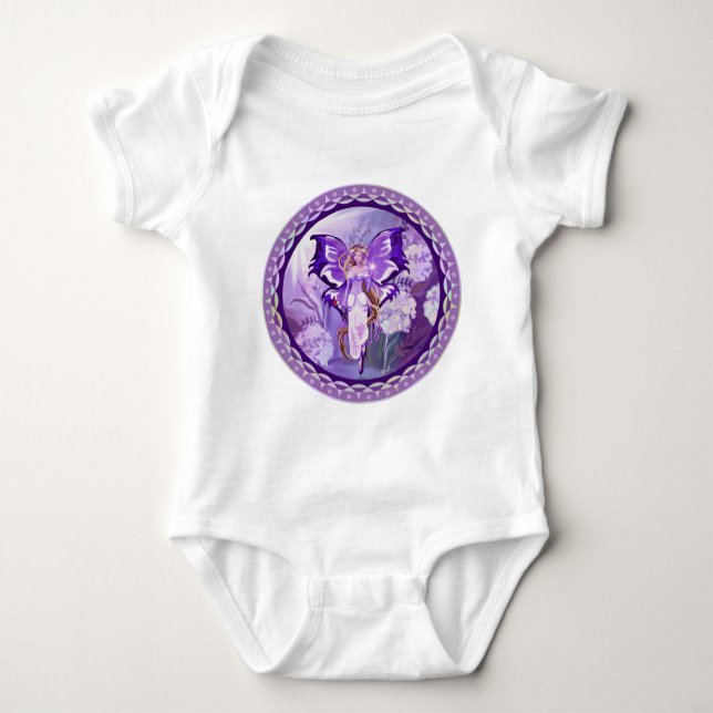 Body Bodysuit pour bébé purple Sun Fairy (Devant)